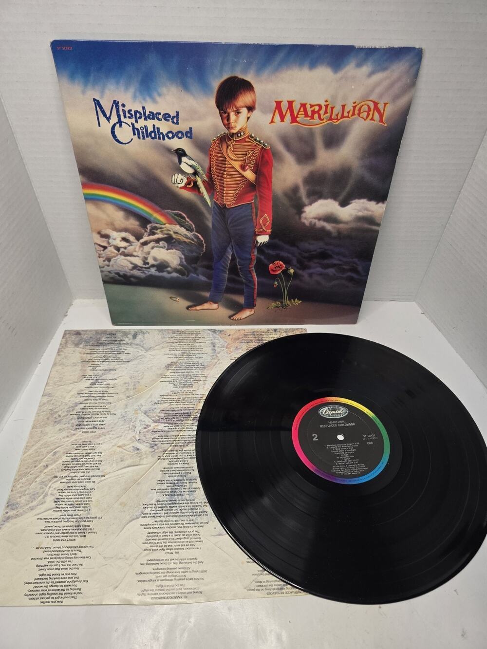 Marillion Misplaced Childhood Vinyl Record Album 1985 Capitol ST-12431 LP